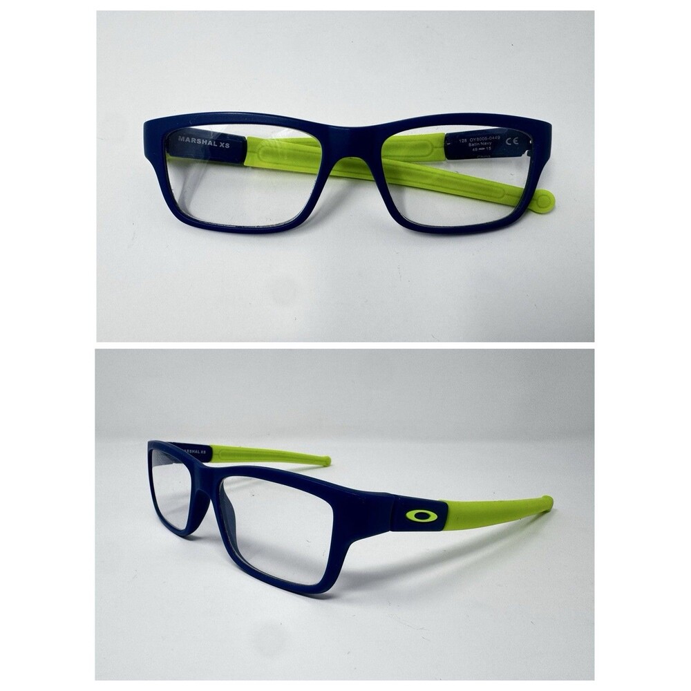 Oakley Marshal XS OY8005-0449 Satin Navy Eyeglass Frames 49-15-125 Authentic